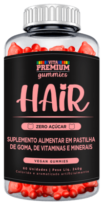 Hair Zero Açúcar Gomas - Vita Premium