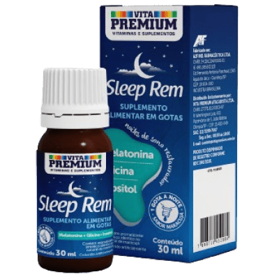 Sleep Rem com 30ml (Melatonina + Glicina + Inositol)