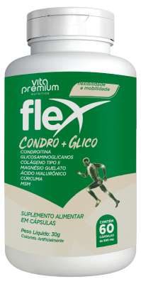 Flex Condro + Glico com 60 cápsulas