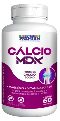 Cálcio MDK com 60 Cápsulas