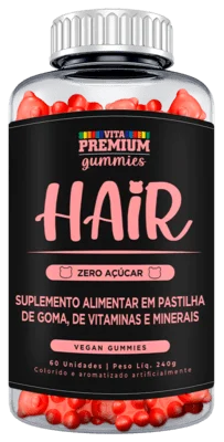 Hair Zero Açúcar Gomas - Vita Premium