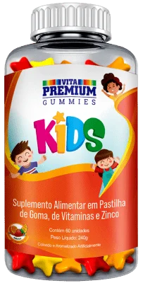 Vita Premium Kids Abacaxi, Laranja e Morango