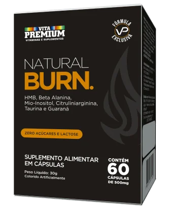 Natural Burn Com 60 Cápsulas