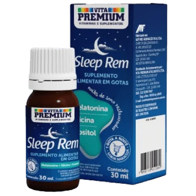 Sleep Rem com 30ml (Melatonina + Glicina + Inositol)