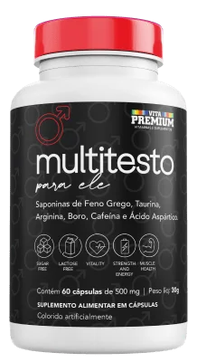 Multitesto Ele (Masculino) com 60 Cápsulas